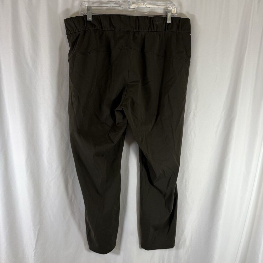 Lululemon Joggers Women's 12 Green Pull On Drawstring Nylon Blend 27.5" Inseam - Picture 7 of 9
